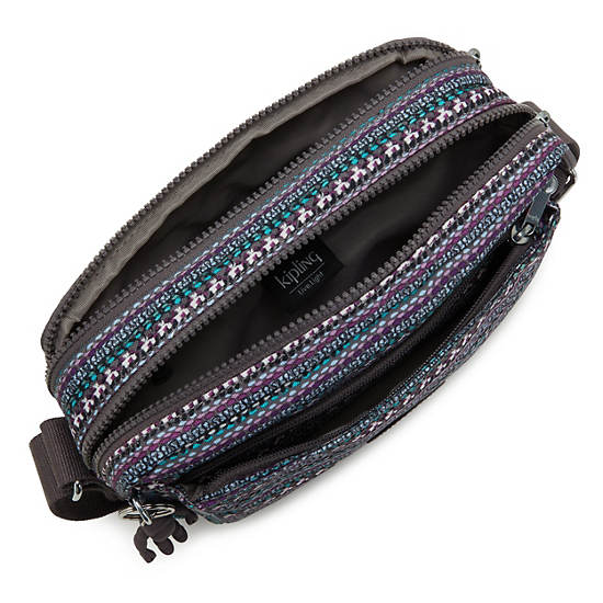 Kipling Abanu Medium Printed Crossbody Táska Sötétkék | HU 1023GS